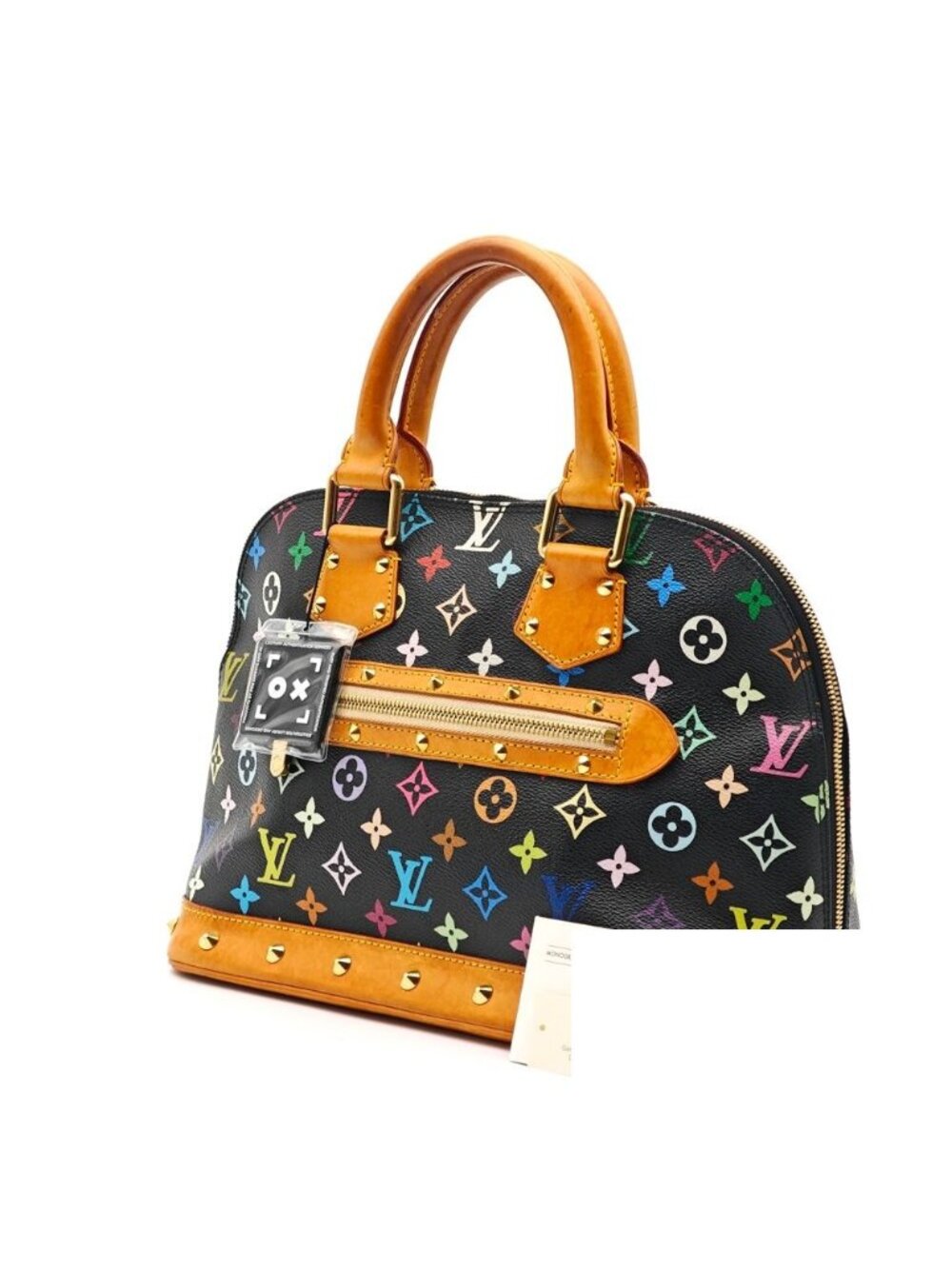 Louis Vuitton Alma Monogram Multicolor Canvas Handbag Noir